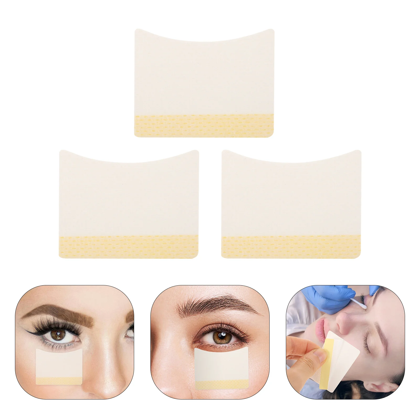 

200pcs Eyelash Isolation Tape Lash Extension Under Eye Pads Gentle Hold Easy Removal Cotton Cloth Adhesive Beauty Tapes For