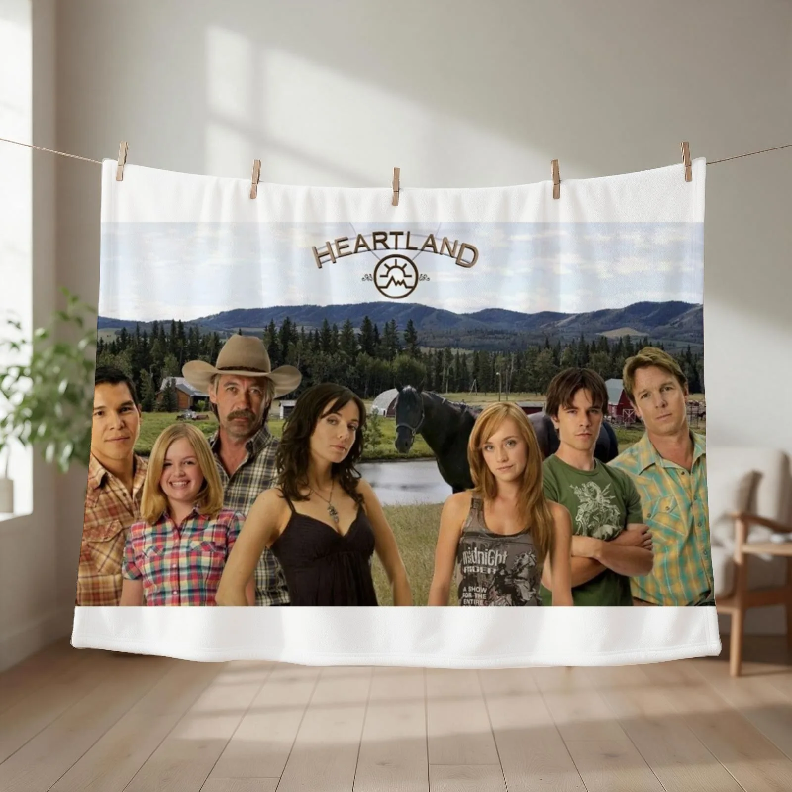 Heartland Tv Throw Blanket couch cozy soft plush fuzzy picnic outdoor blanket