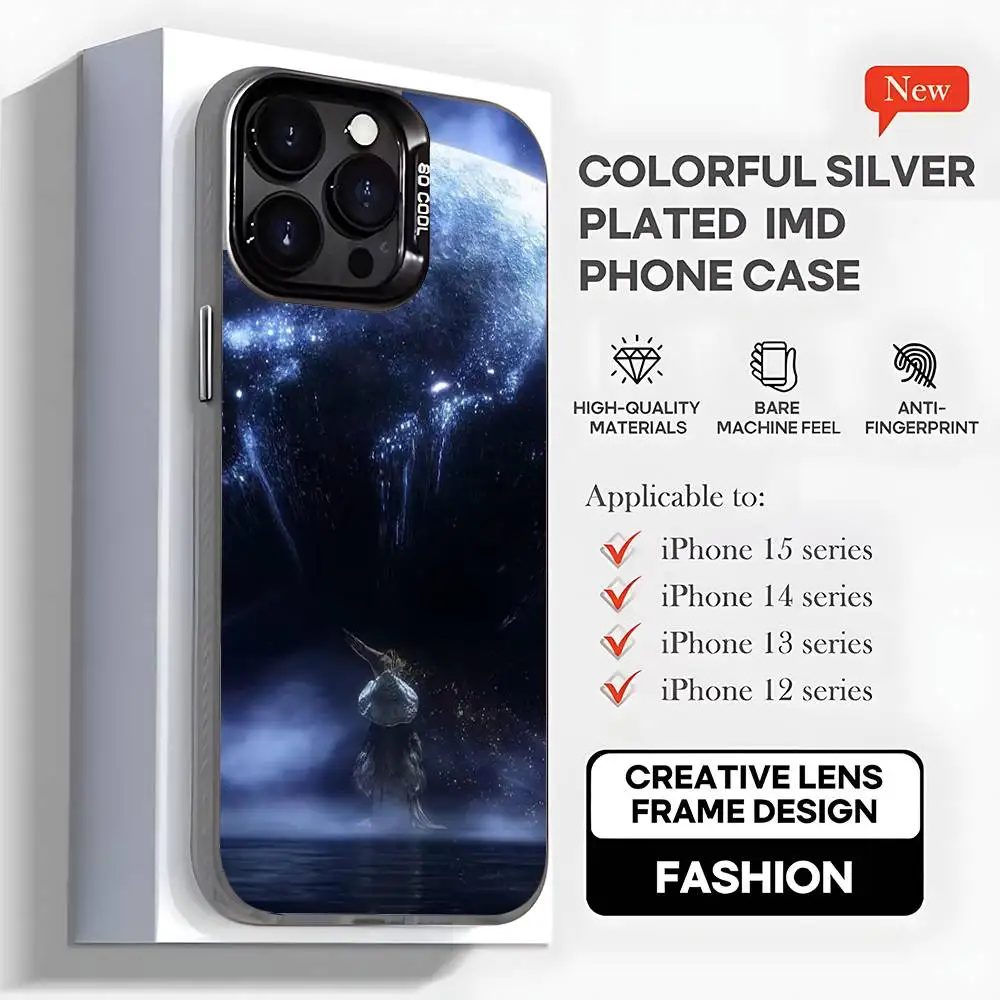 Casing HP untuk iPhone17,16,15,14,13,12,11,Mini,Pro,MAX,plus, Hitam Matte Anti Benturan