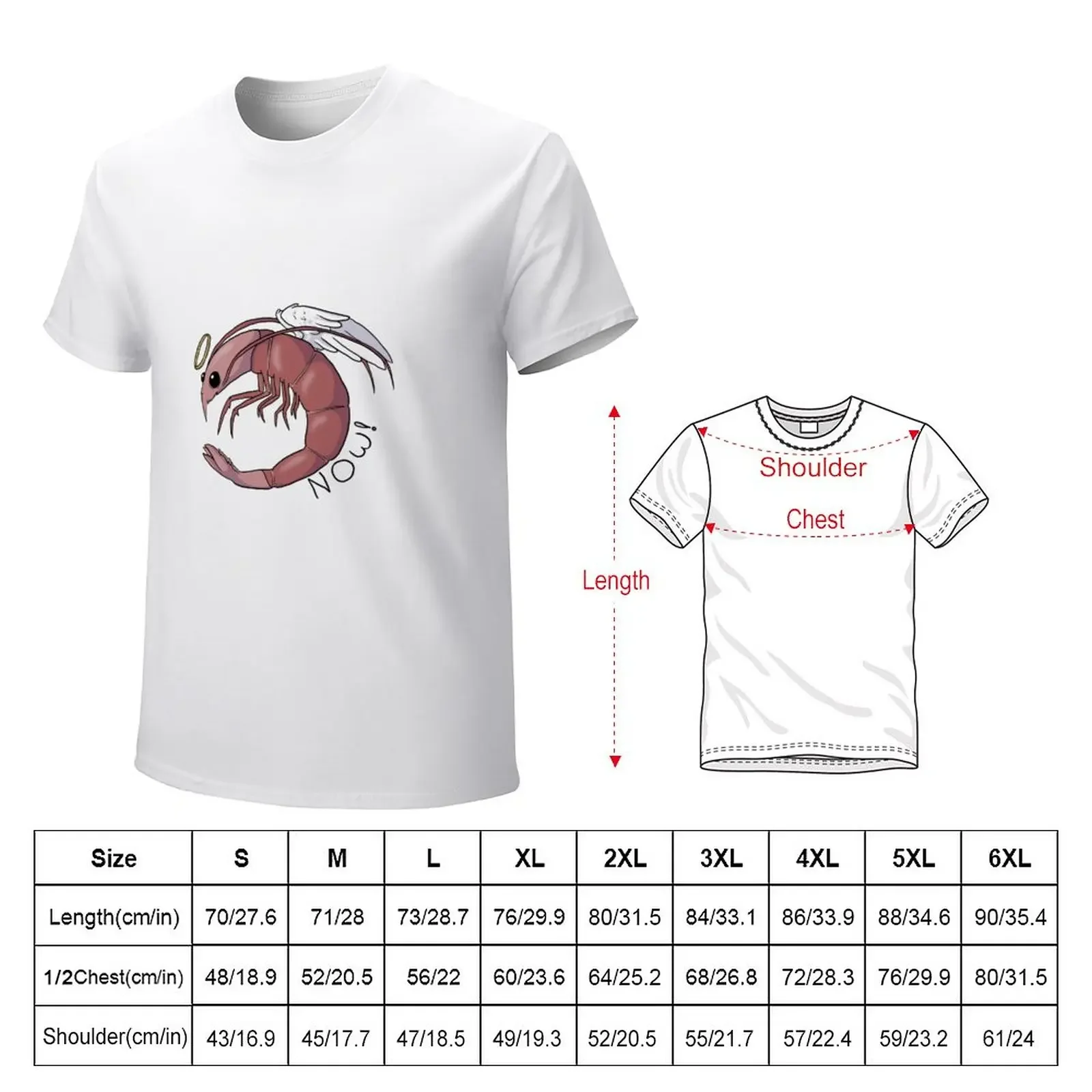 Shrimp. Heaven. Now! T-Shirt funnys aesthetic clothes sports fans Short sleeve tee men