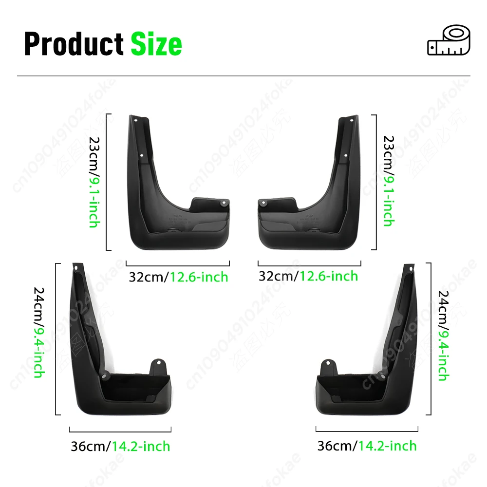 FOR Bmw 1 E81 E87 2004 2005 2006 2007 2008 2009 2010 2011 Fender Mudflaps Splash Guards Mudguards Mud Flaps car Accessories