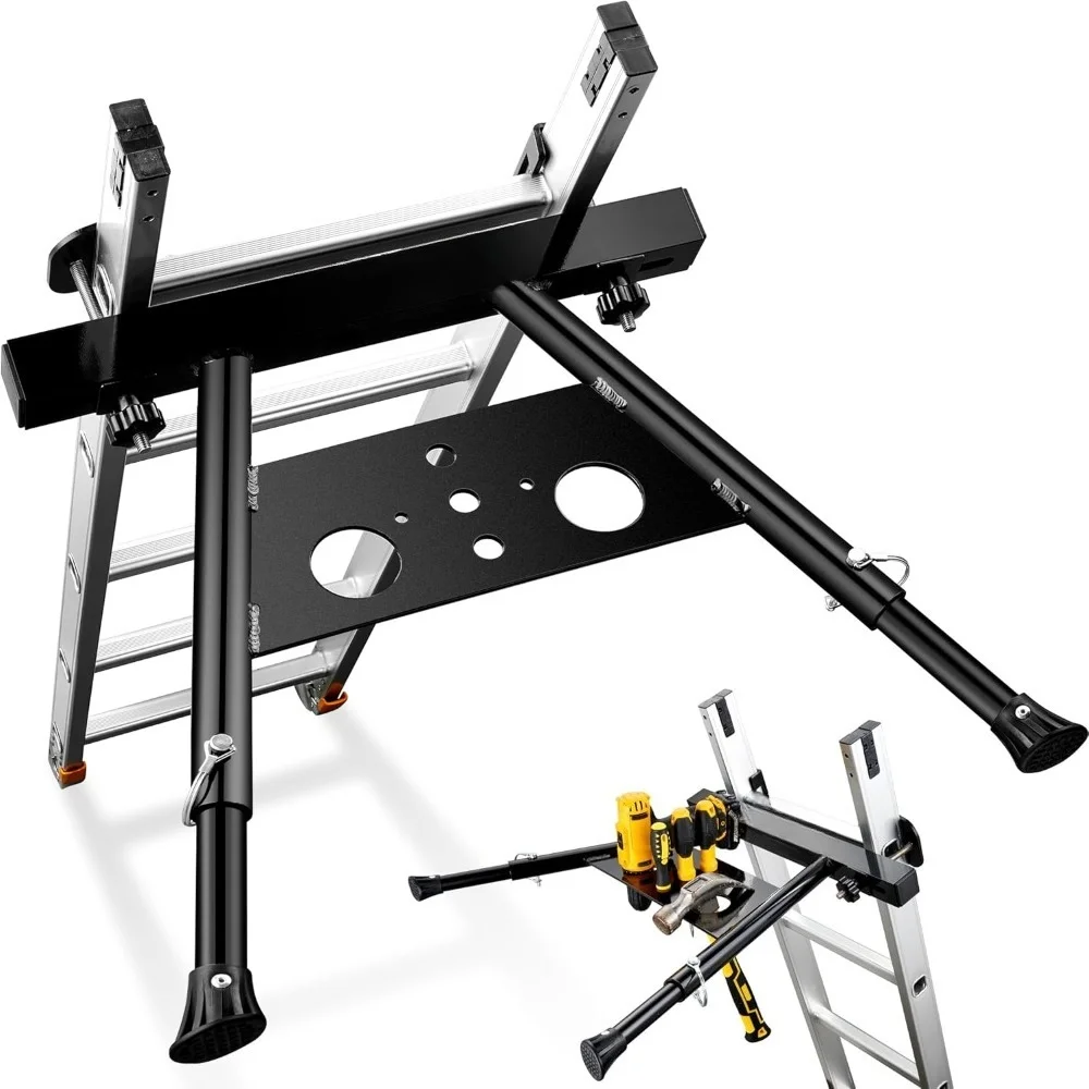 

Ladder Stabilizer Roof Wall Standoff Adjustable Leg Support 22-29.5 Inches 300LBS Capacity