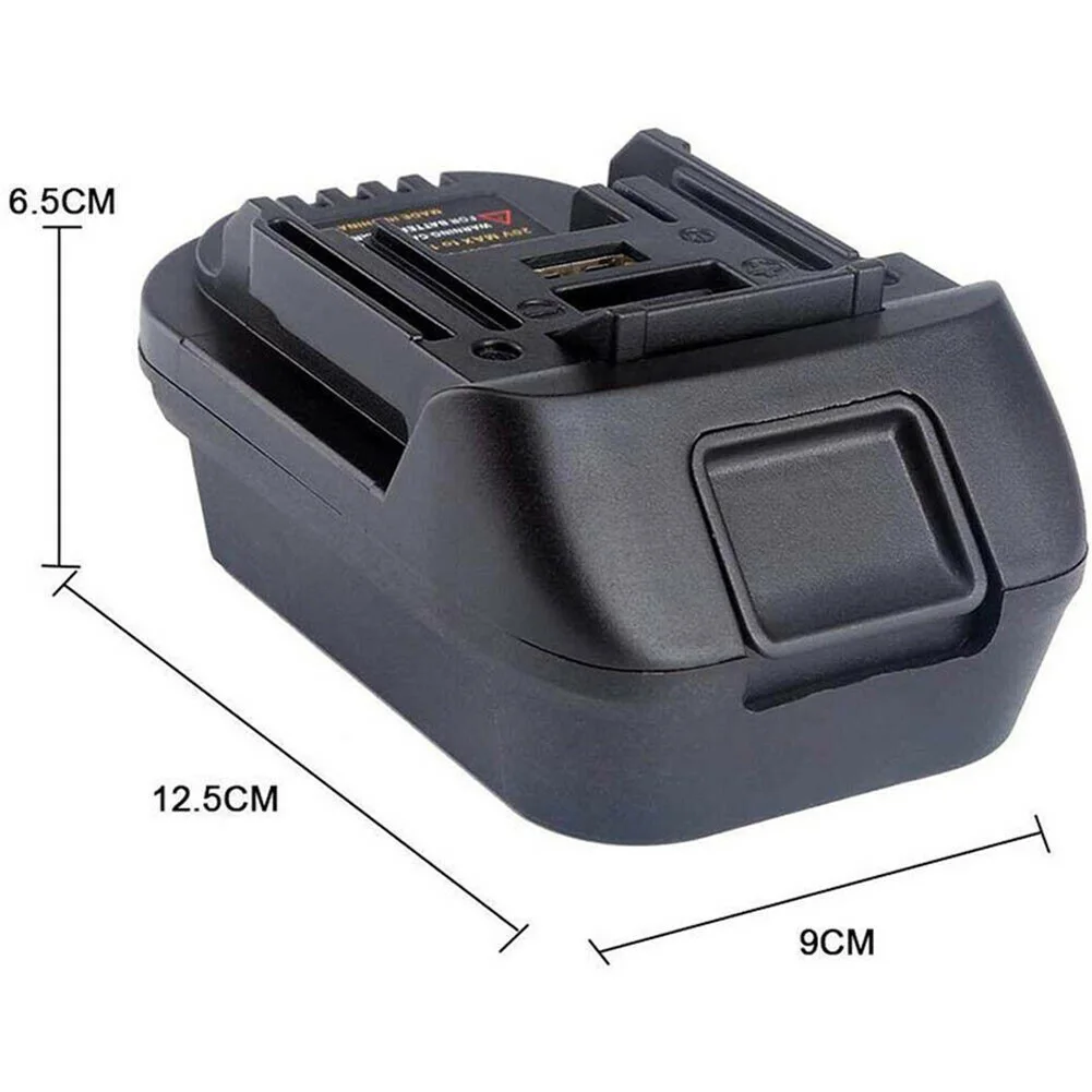 DM18M Adapter Voor-Milwaukee Voor Dewalt Naar Voor-Makita 18V BL1830 BL1850 DM18M Power Tool Accessoires batterij Adapter Converter