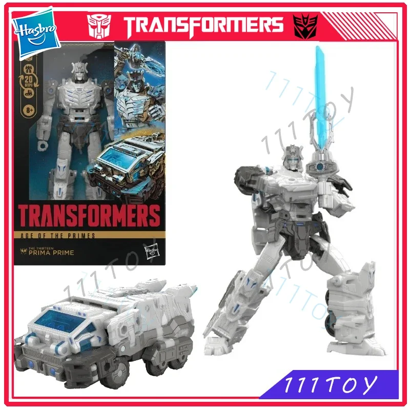 ในสต็อก Hasbro Transformers ของเล่นคลาสสิก Age Of The Primes Voyager Prima Prime Action Figure หุ่นยนต์ของเล่นของสะสมของขวัญ Hobbie