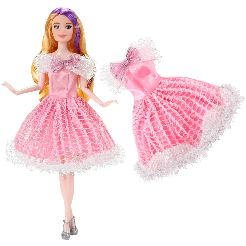 ملابس وإكسسوارات للدمى بطول 30 سم، فستان كعكة أميرة حلو مزين بالترتر، فساتين سهرة أنيقة لدمى 1/6 FR Babi Supermodel