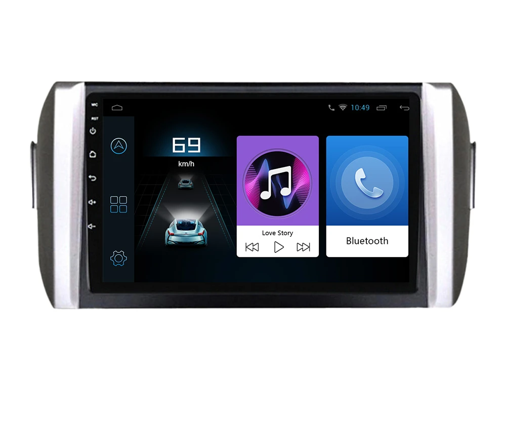 Touch Screen 2 Din Gps Navigation Android Radio Multimedia System Car Stereo For Toyota Innova 2015 2016 2017 2018 2019