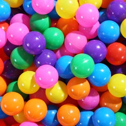 Plastic Crush Proof Ball Pit ball 5.5cm 100pcs Colorful Eco-Friendly Water Pool Toys with Storage Mesh Bag for Kids