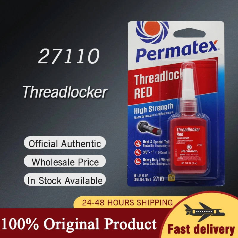 

Клей-герметик Permatex 27110 высокой прочности, термостойкий и антиокислительный, для фиксации резьбы и изоляции.