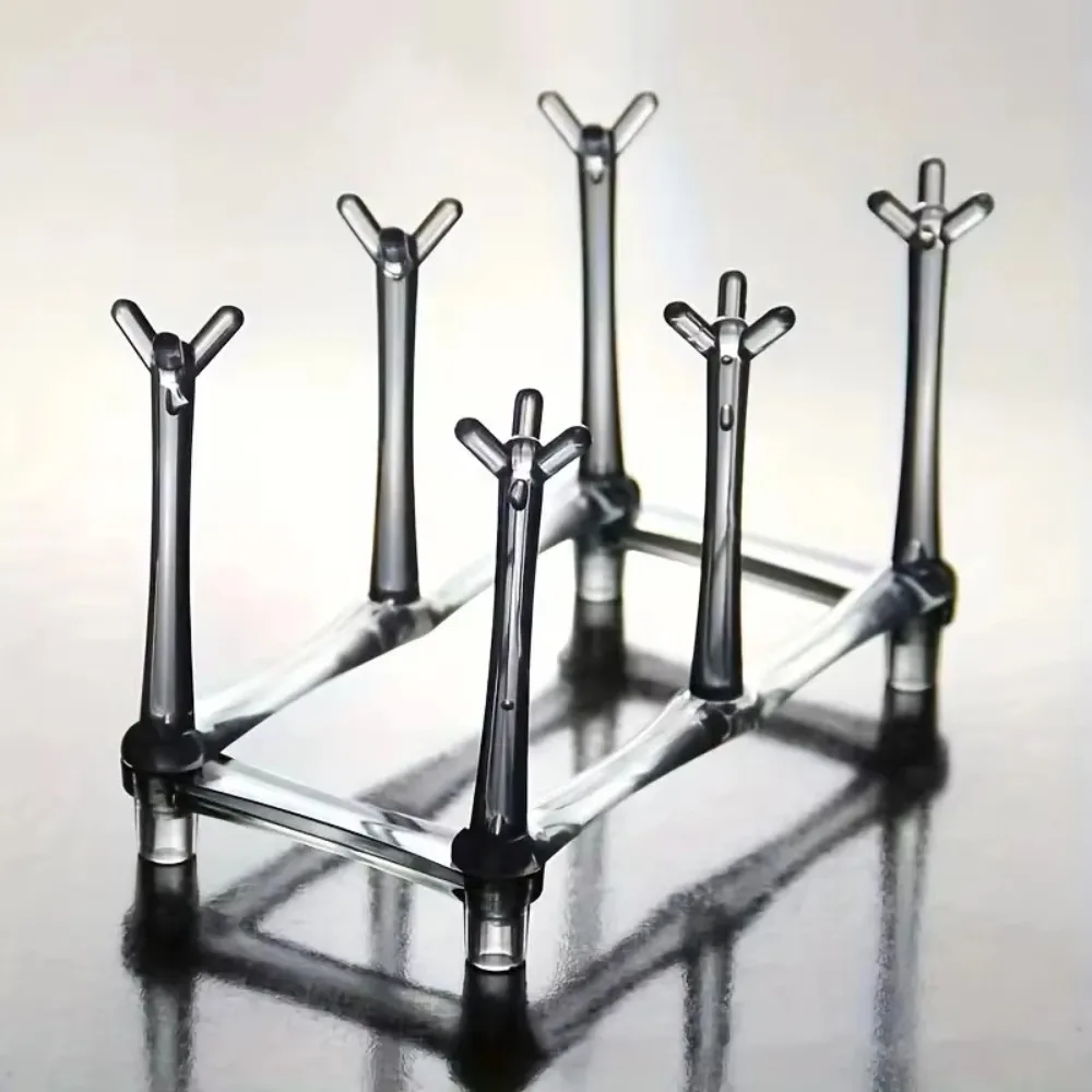 Creative Acrylic Cup Holder Hanging Retractable Cup Drying Rack Adjustable Mug Cup Rack