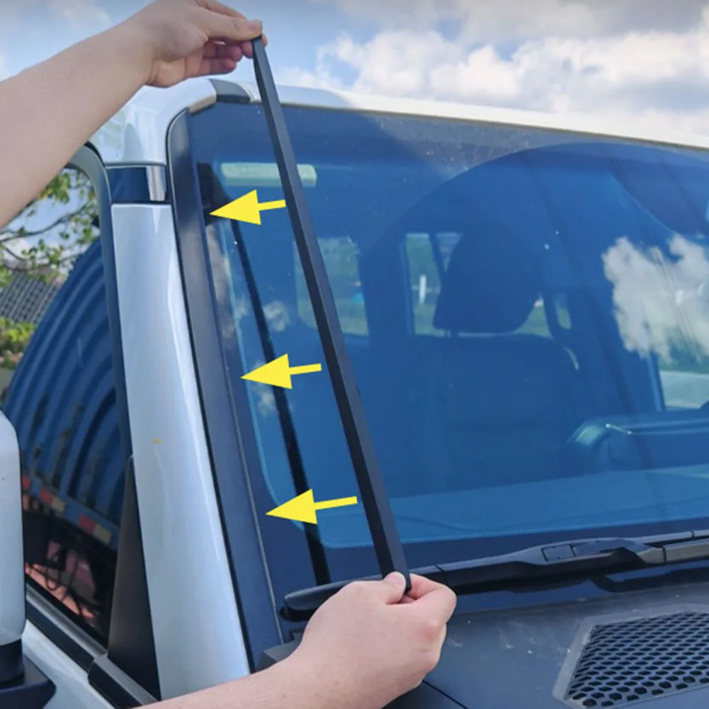Comprehensive A Pillar Rubber Seal Strip Solution for Toyota Land Cruiser Prado LC250 Pack of Two for Full Coverage