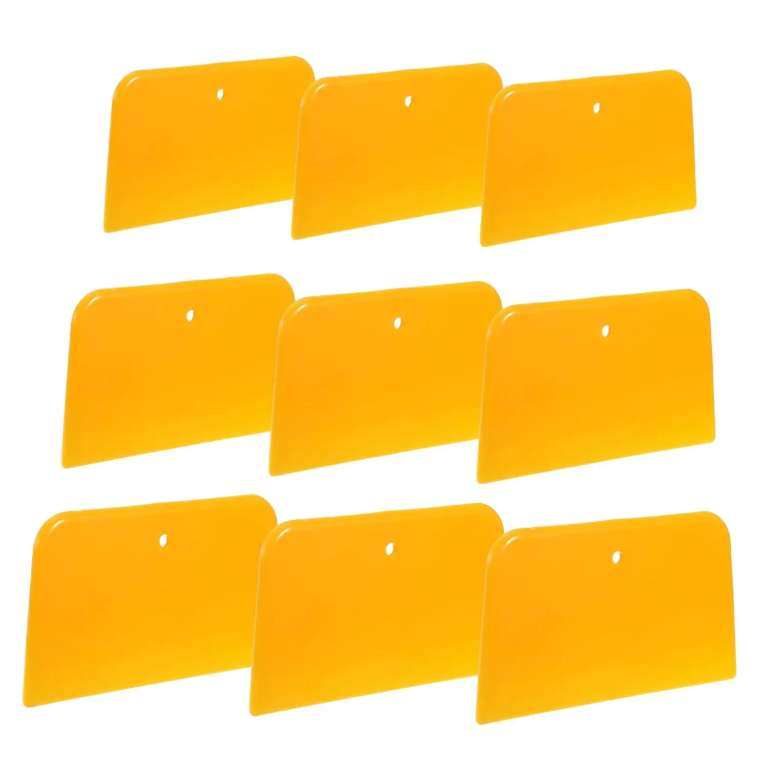 Car Body Filler Spreader Squeegee Set for Autobody Paint Repair with Three Size Options Durable Plastic for Caulk Application