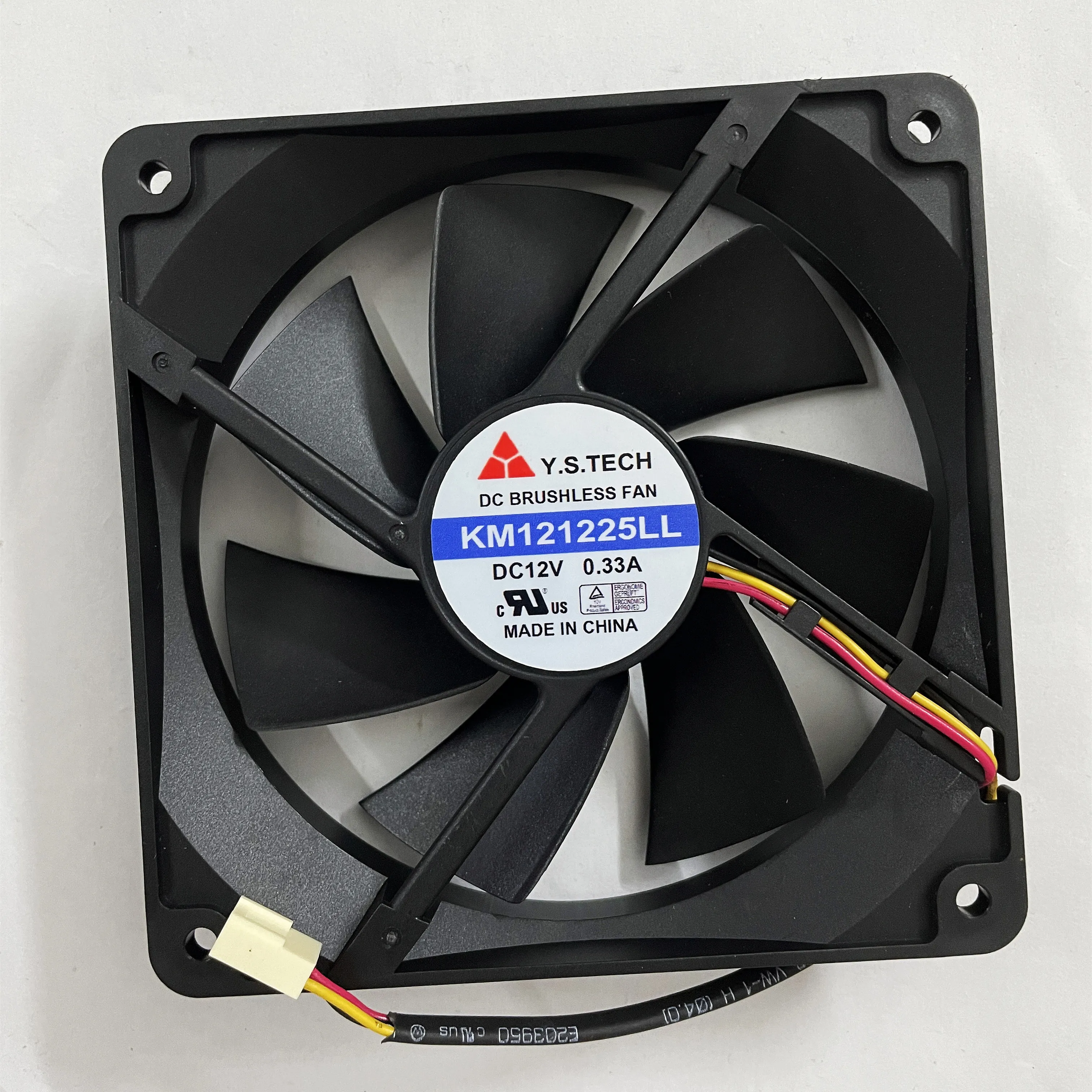 

Y.S.TECH KM 121225 LL DC 12 В 0,33 А 120x120x25 мм 3-проводной охлаждающий вентилятор для сервера