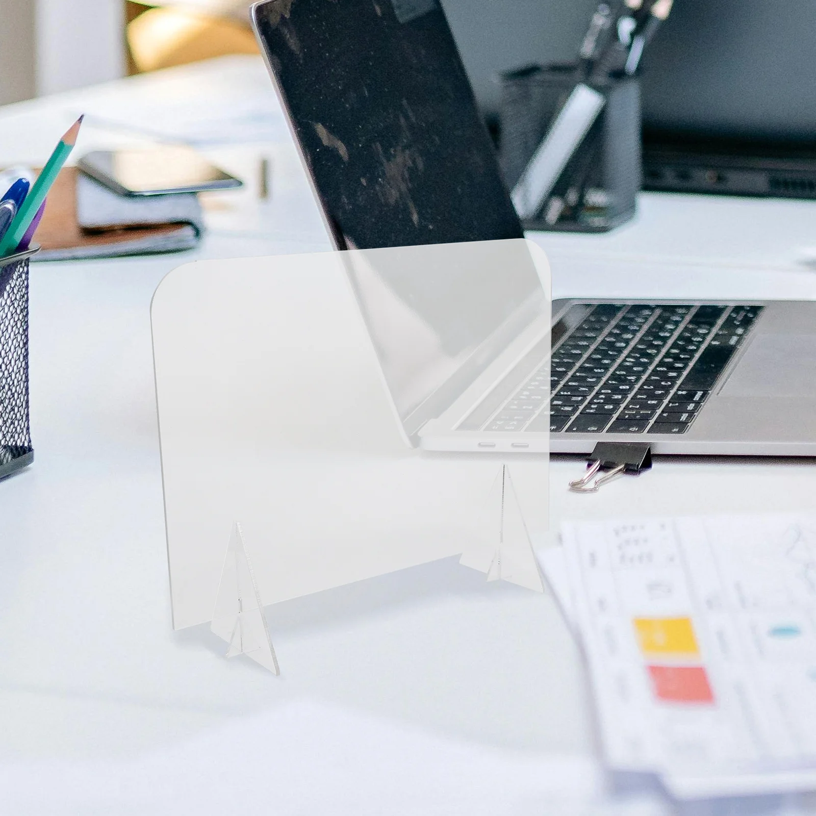 Portable Memo Acrylic Message Lightweight Writing Table Board For Home Office School Multi-Function Desktop Organizer Clear