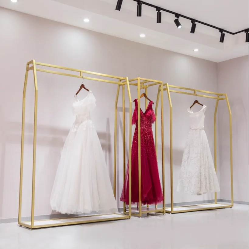 Wedding Dress Rack High end Display Rack Wedding Dress Shop Dress Shelf Cinema Special Hanger