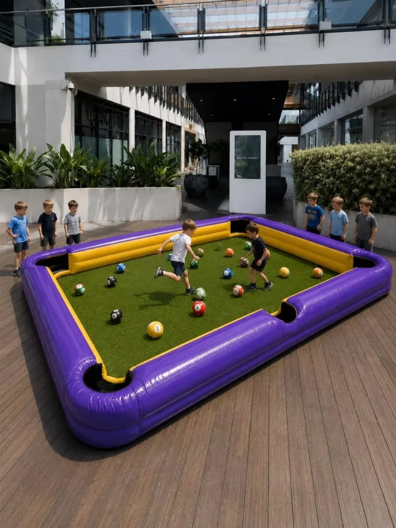 

Commercial Inflatable Basketball Court Inflatable Football Field for School Carnival Event Rental Kids Adults