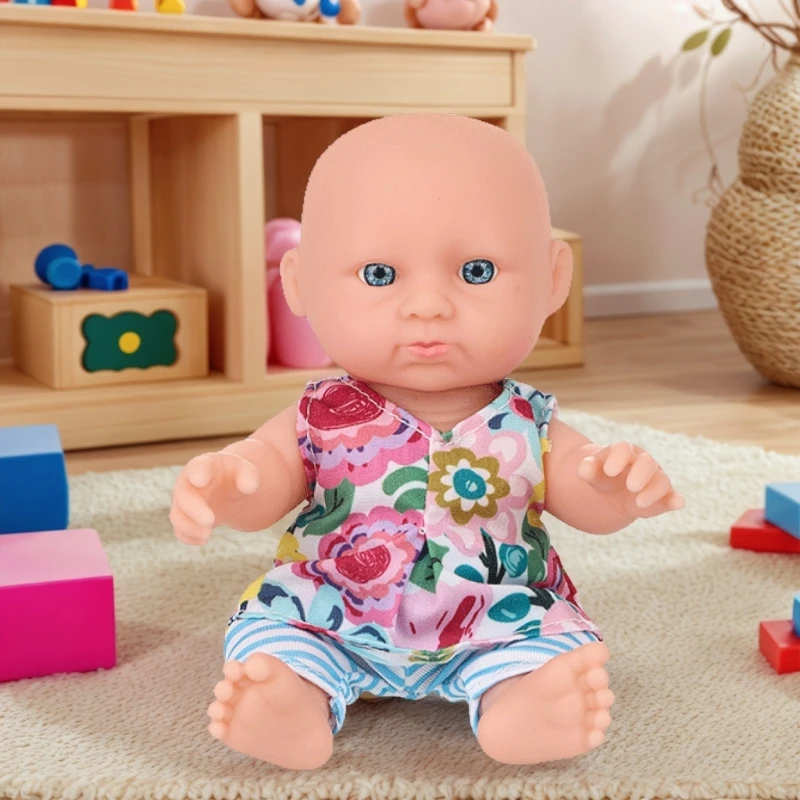 6.5in Da Trắng Reborns Búp Bê Cuộc Sống Giống Như Bé Búp Bê Trẻ Nuôi Dạy Con Cái Trò Chơi Búp Bê Giáo Dục Trẻ Giả Vờ Chơi