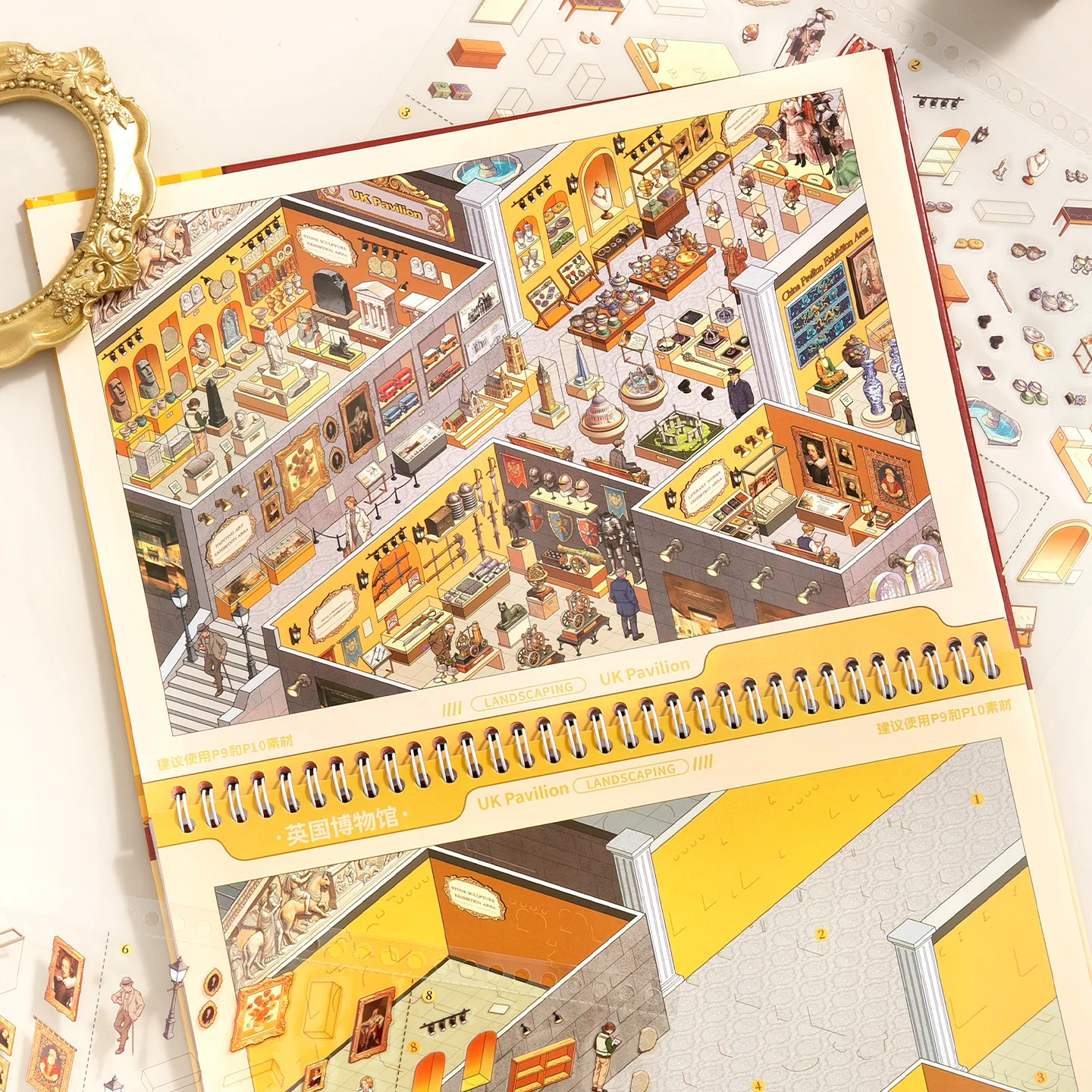 Buku Stiker 3D PET Die Cut Tem - Art Craft Museum ulasan dan harga