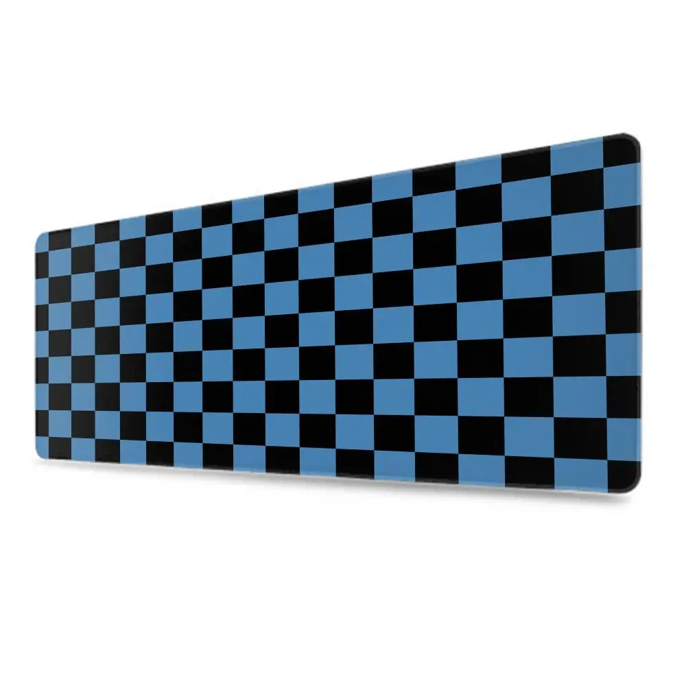 Black And White Checkered Mousepad Gamer Gaming Laptops Mausepad Mouse Pad Computer Mouse Ped Pc Accessories Rubber Mat Deskmat