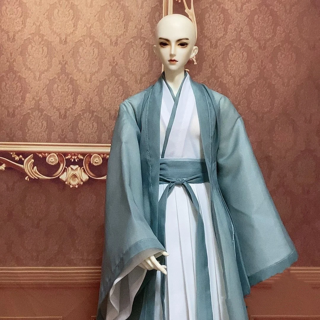 OB27 Figuer 1/6 1/4 1/3 BJD Ancient Costume Robe Hanfu Samurai Outfit For BJD/SD MSD SD13 Girl ID75 Uncle Doll Accessories C2317