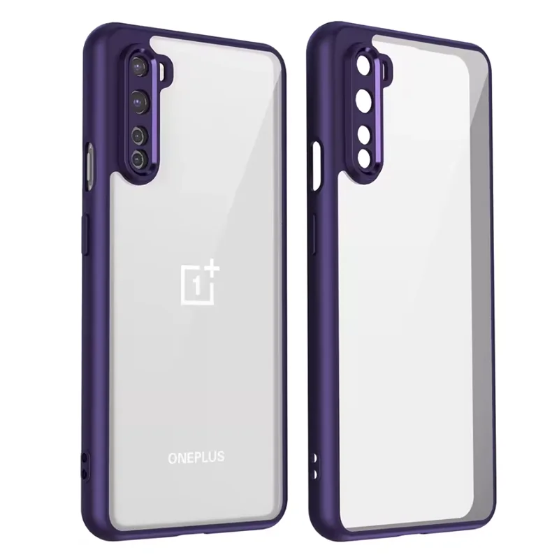 Oneplus Nord AC2001 AC2003 Case Shockproof Silicone Bumper Air Cushion Clear Matte Back Cover Hard Phone Case for One Plus Nord