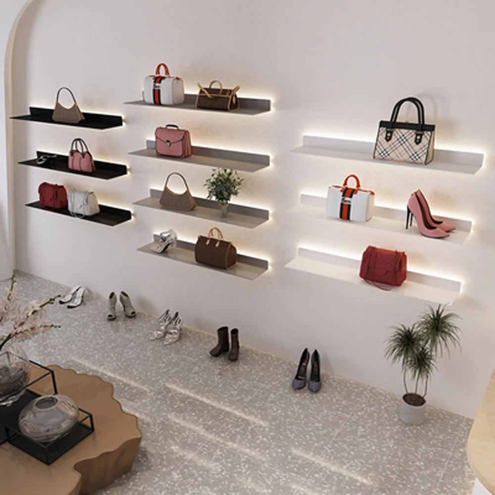 110V-220V Europe and Americ Minimalism Wall Mounted LED Wall Lamp Display Shelf for Living, Kitchen,Study Room，Mall