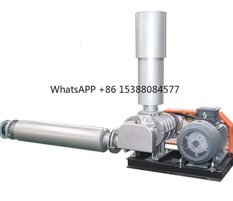 1.5Kw 0,75 m3/min 49kpa recién llegado aireador de soplador de raíces eficiente y ahorrador de energía para estanques Tilapia