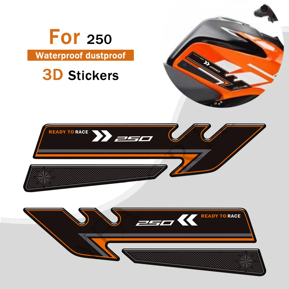 

Motorcycle Stickers For 250 2023 2024Fairing Fender Protector Tank Pad Side Grips Gas Fuel Oil Kit Knee Decals