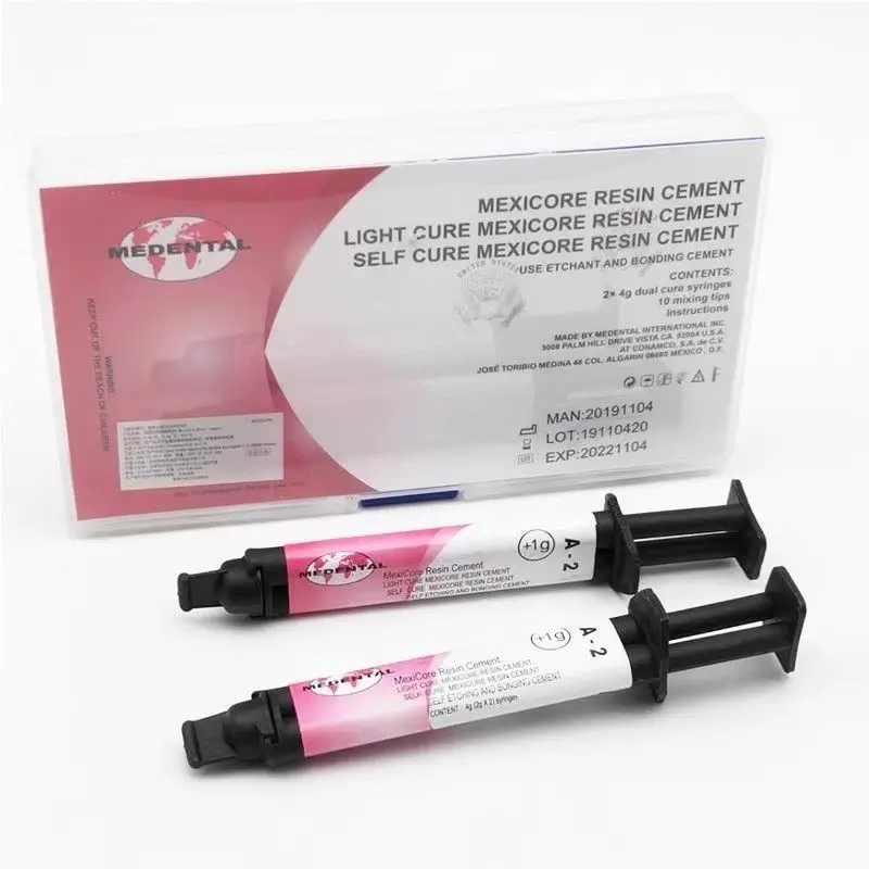 Dental Materials Double Curing Resin Adhesive All Ceramic Crown Inlay Veneer Post Crown Universal Self-etching Dental Materials