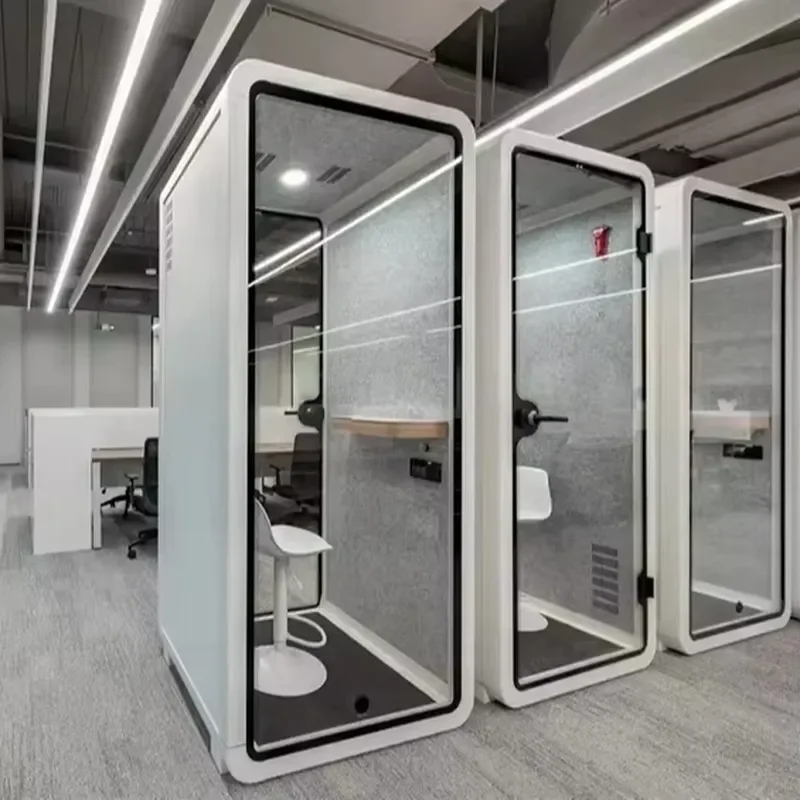 Professional Mute Privacy Mobile Office Cabin for Recording Studio Telephone Cubicle Soundproof Room