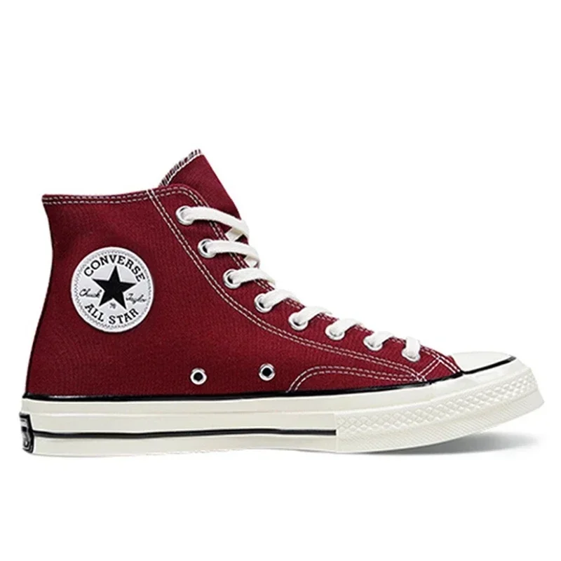 Converse 1970 High Canvas Chaussures décontractées pour hommes et femmes Noir Blanc Chuck Taylor All