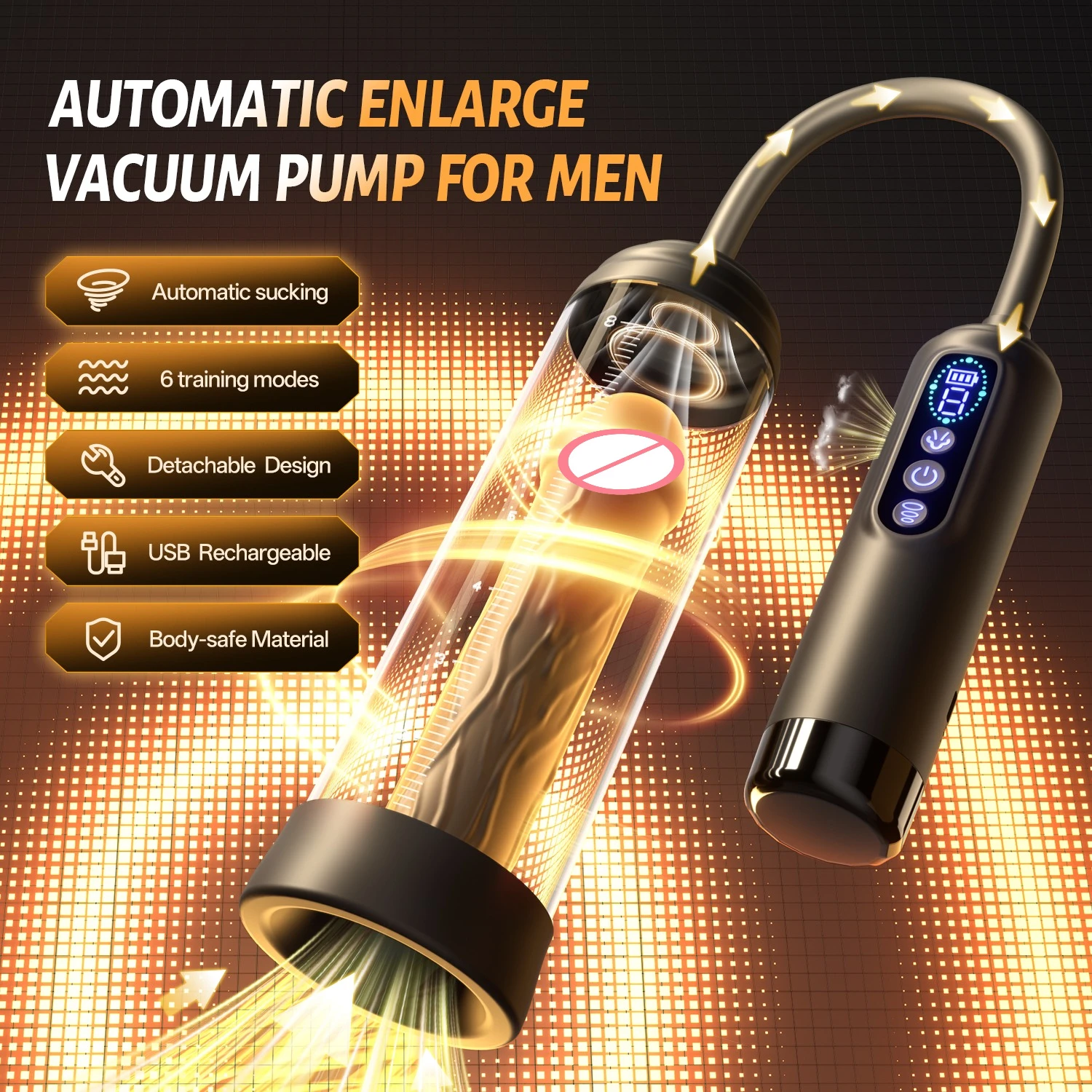 Male Penis Exercise Penise Enlargement Extender Penis Pump Electric Vacuum Exerciser Male Masturbator Delayed Ejaculation