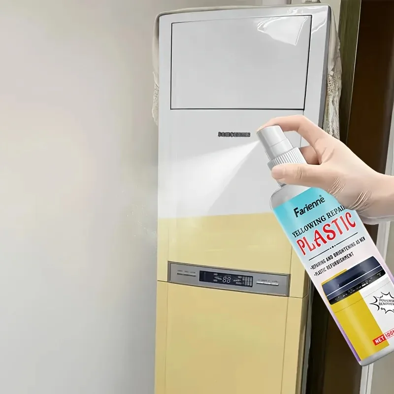 KJM 100Ml Plastic Surface Renovator - High Quality Polishing Spray - Whitening Artifact - Suitable for All Plastic Surfaces