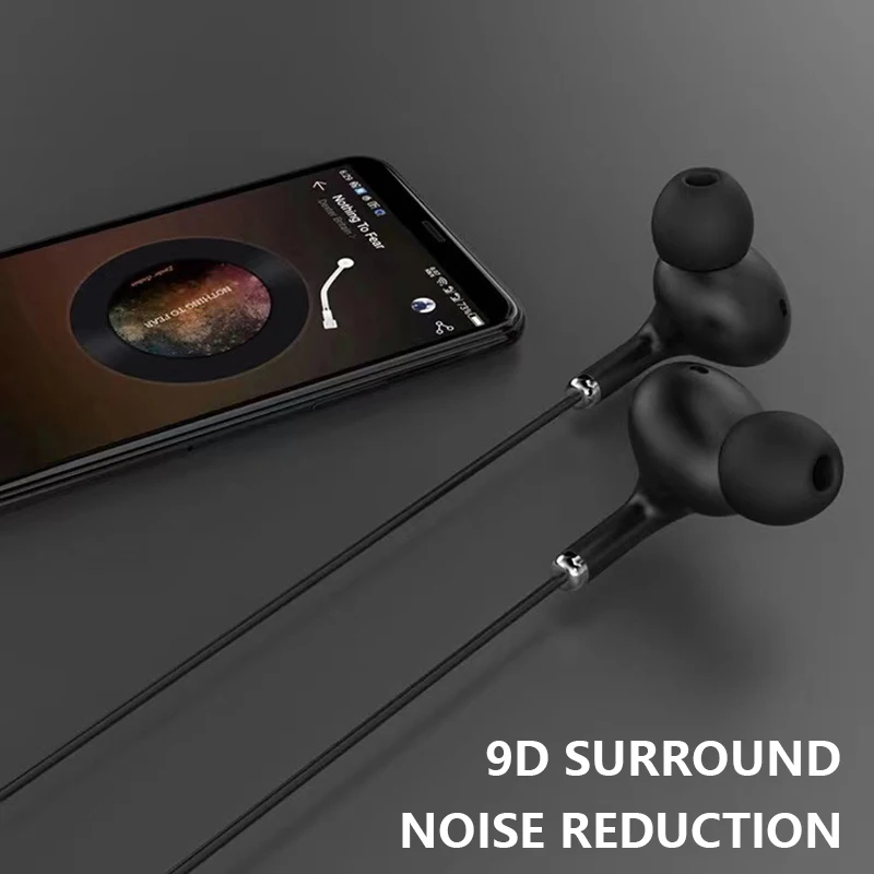 3.5mm Earphones High Definition Portable In Ear Wired Headset InEar Microphone Deep Bass Noise Canceling Headphones For Phone PC