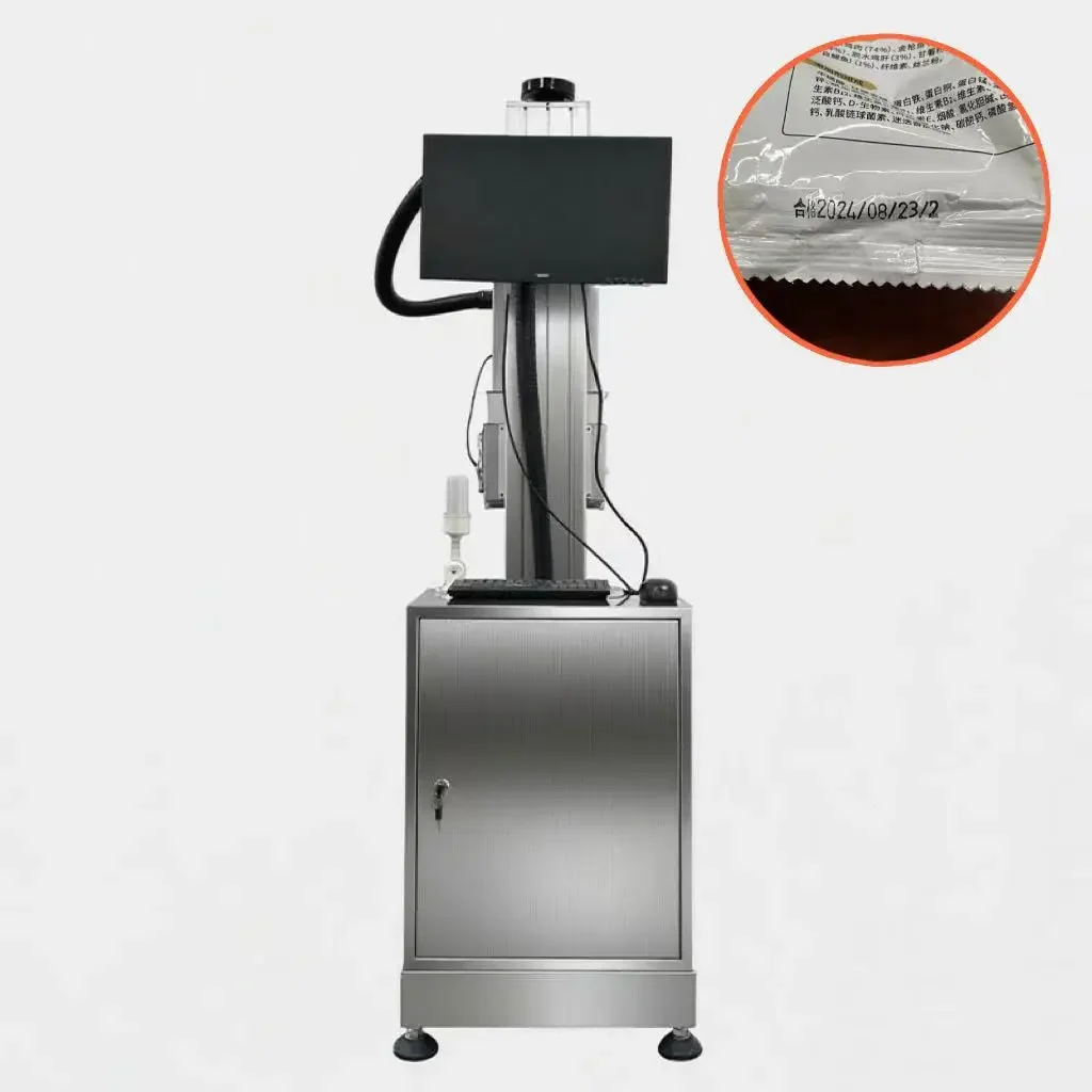 Automatic AI Large Model Food Packaging Bag Spray Code Detection Equipment Industrial Machinery with 220V Pump 1-Year Warranty