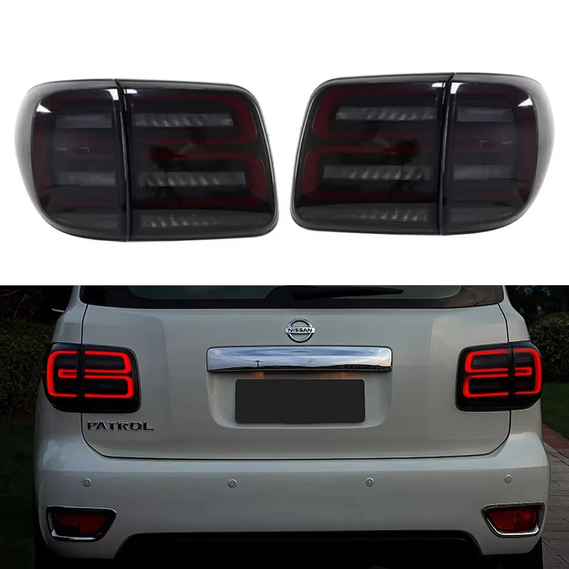 

Car LED 12V Taillight For Nissan Patrol Y62 2010-2018 Rear Running Lamp Brake Reverse Turn Signal Waterproof Car Accessories