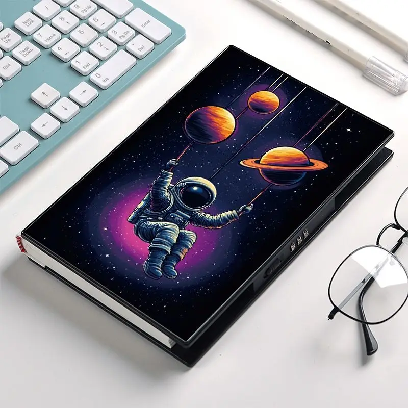 a5-クリエイティブスペースユニバースダイアリー-ロック付きノートブック-かわいい機能プランナー-ロックブック-デイリージャーナル-文房具-学生ギフト