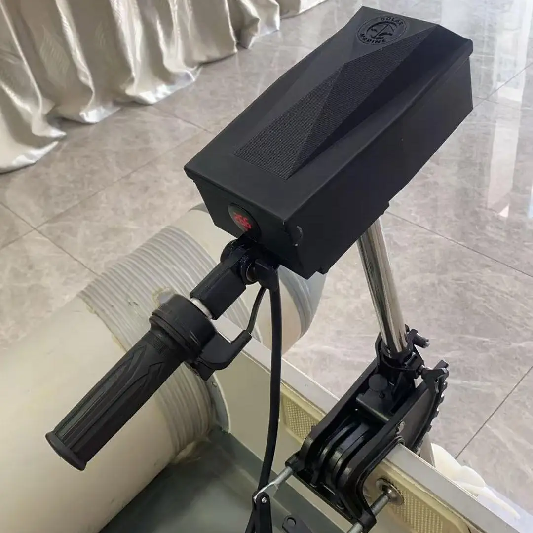 Solar Marine Compact 600w 65lbs 12V 4500rpm Electric Outboard Brushless Motor Boat Engine Low Noise 60db Maintain Free