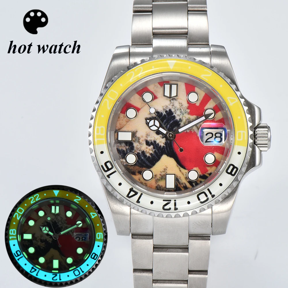  Man watch 40mm watches for men Automatic Mechanical Watch NH35A movement Stainless Steel Case Sapphire Glass Waterproof watch
