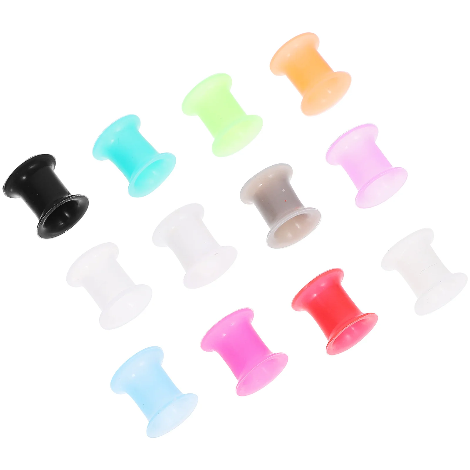 24 Pcs Ear Tunnel Plugs Stretching Kit Expander Stretchers Canal Flesh Tunnels Gauge