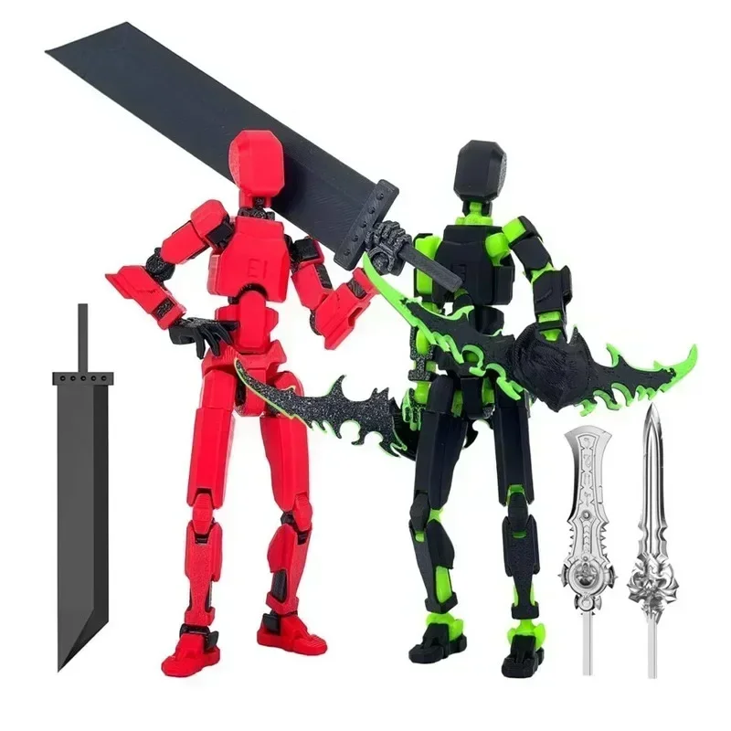 3rd Generation Lucky 13 Figure Toys Dummy 3D Printed Movable Shapeshift Robot Action Figuras DIY Mannequin Decompression Toys