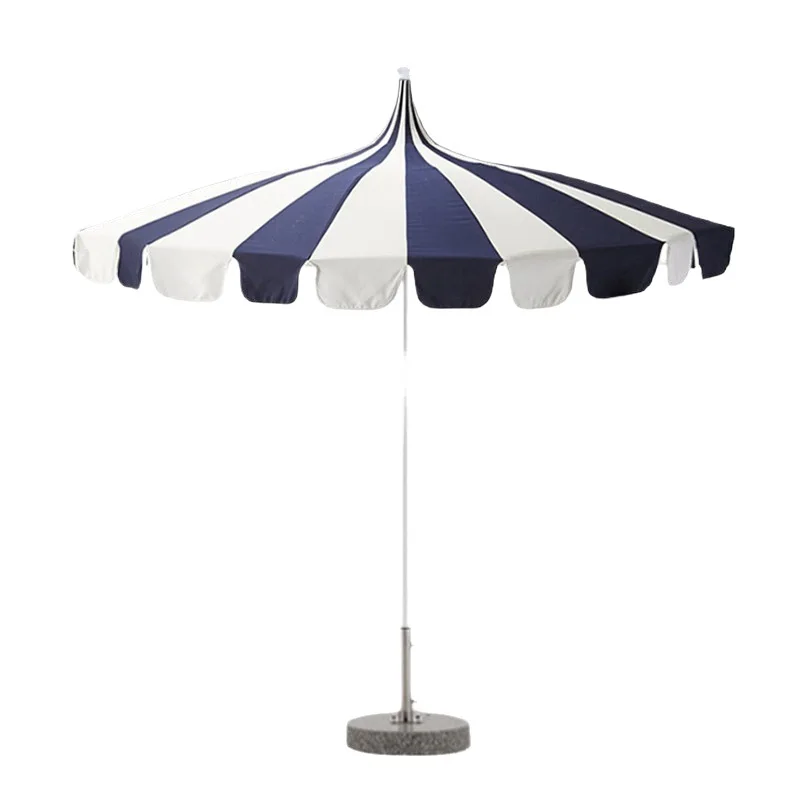 

Outdoor Parasol Pagoda Umbrella Spire Striped Fringe Coffee Shop Parasol Homestay Garden Pool Courtyard Umbrella