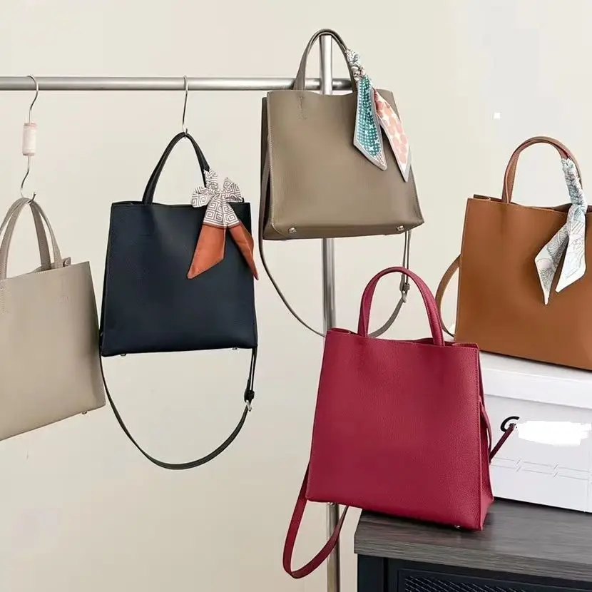 

2025 New Women Leather Large Capcity Tote Purses And Handbags Designer Luxury Bag