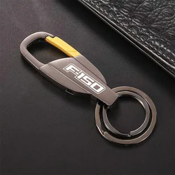 Zinc Alloy Car Keychain Key Ring Emblem Keychain For Ford F-150 F150 2021 Focus 2 3 Mondeo Ecosport Kuga Fiesta Car Accessories