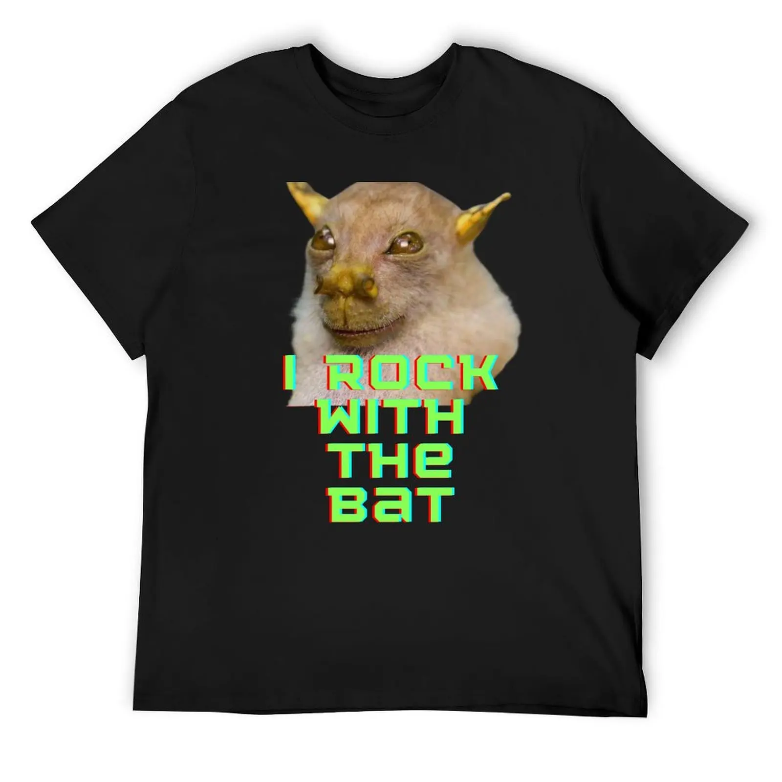 

I Rock With The Bat T-Shirt baggy shirts Blouse Anime t-shirt men graphic t shirts