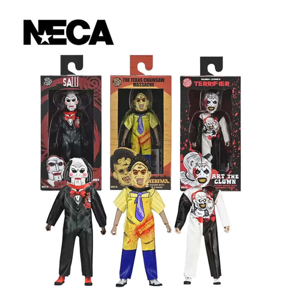 

NECA Ben Cooper Costume Kids Collection Leatherface Billy the Puppet Art the Clown 6 inches Action Figure Original Model Doll