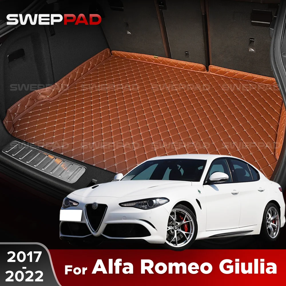 

LUTEHIL For Alfa Romeo Giulia 2017-2022 21 20 19 18 Custom Car 3D Trunk Mat Auto Accessories Cargo Liner Car Boot Carpet