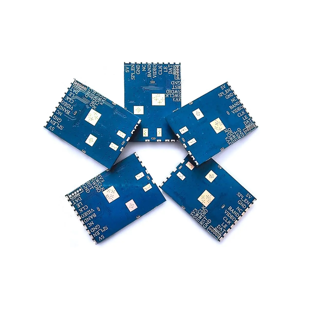 RX7500 6000-7500MHz Video Receiver Module 7.2GHz VRX with RSSI Output Analog Voltage Signal for Monitoring System 2PCS