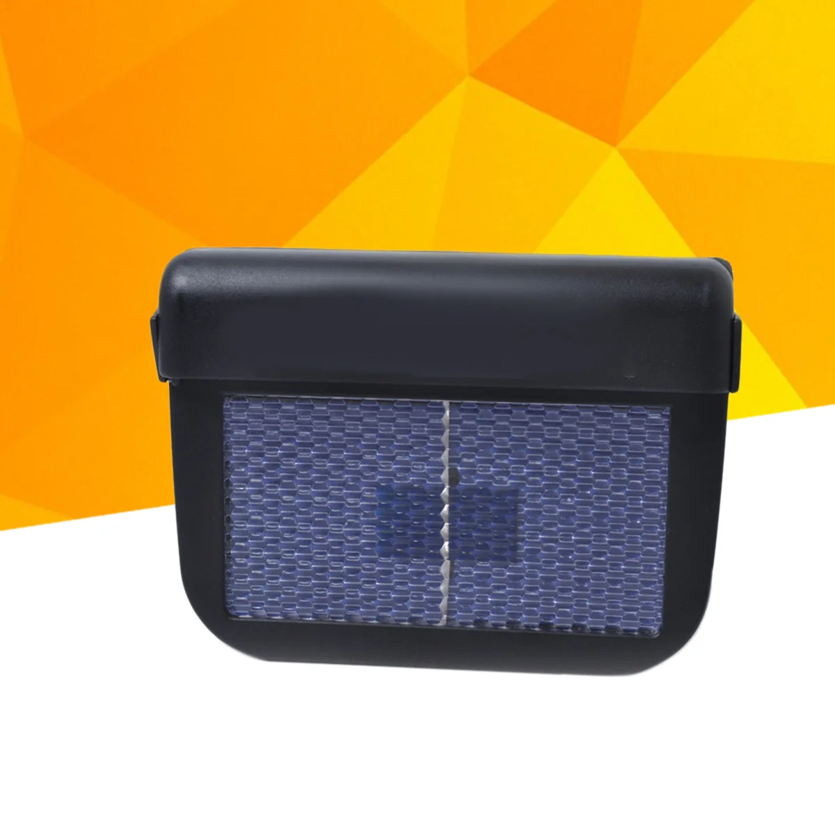 

Mini Black Solar Car Exhaust Fan Rechargeable Auto Ventilator Cooling Fan for Front Rear Window Car Air Conditioning