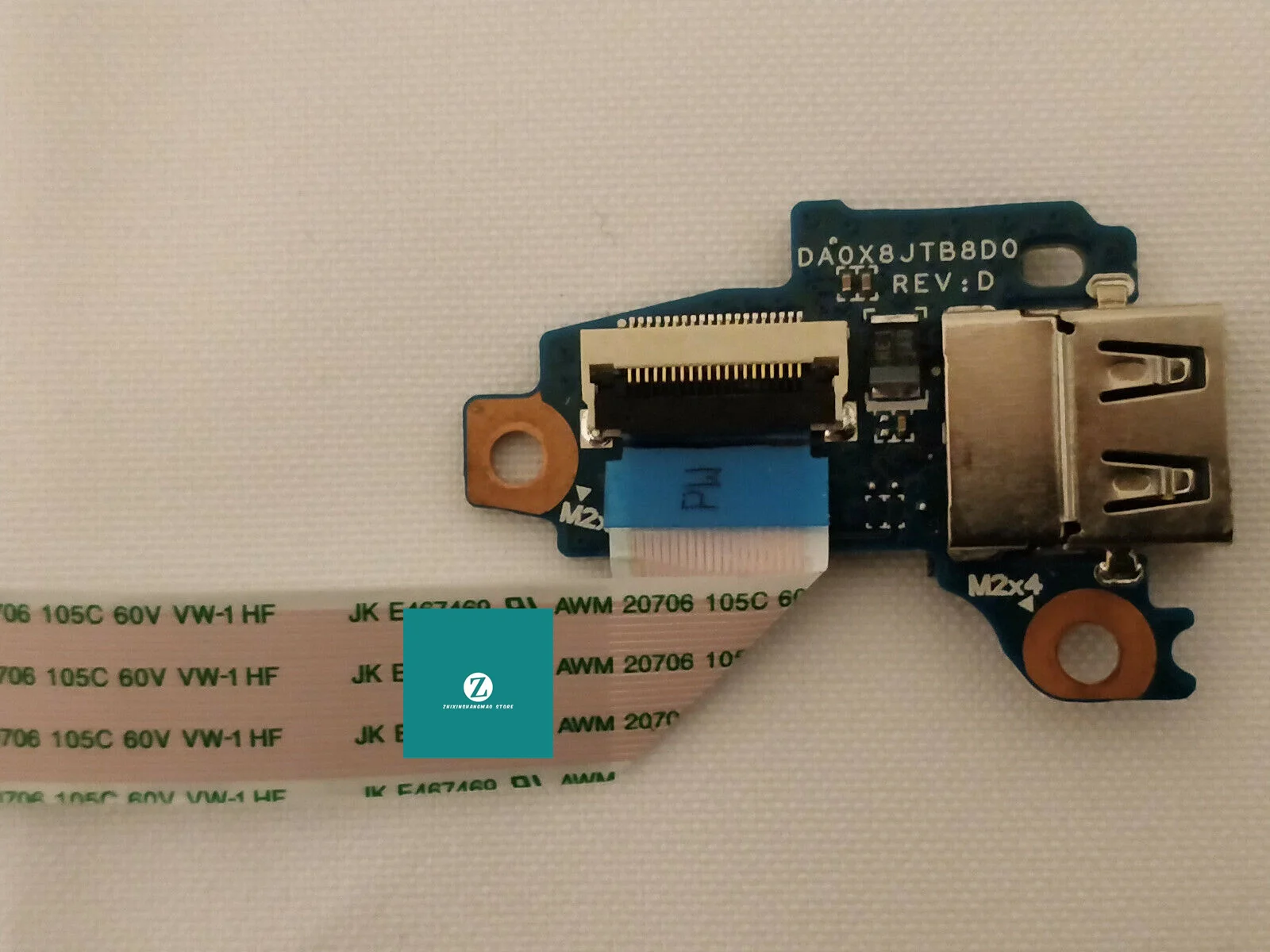 FOR HP ProBook 440 G6  G7 Power USB Board  Ribbon Flex Cable DA0X8JTB8D0 view 3
