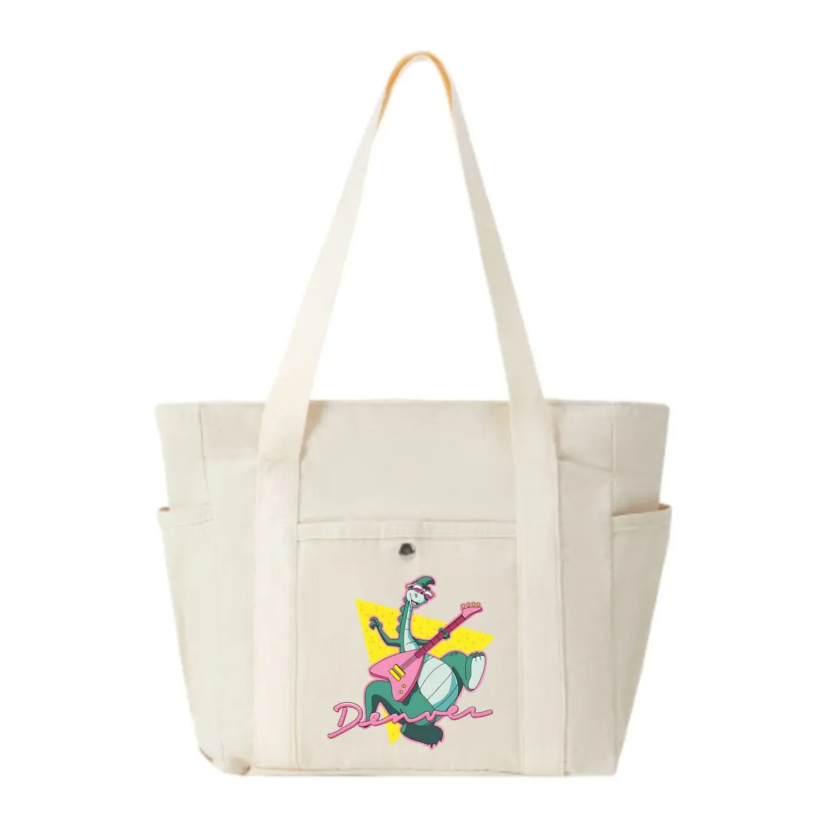 

Denver the Dinosaur Rock Art Durable Canvas Bag Female Simple Office Work Bag